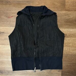 COLUMBIA black Reversible Vest L